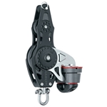 Harken 57 mm Fiddle Block 2624 - Swivel, Becket, Cam Cleat | Blackburn Marine - Harken Hardware